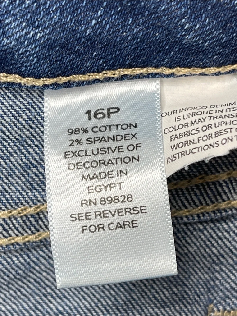 D&CO Classic Women's Blue Denim Jeans SIZE 16P